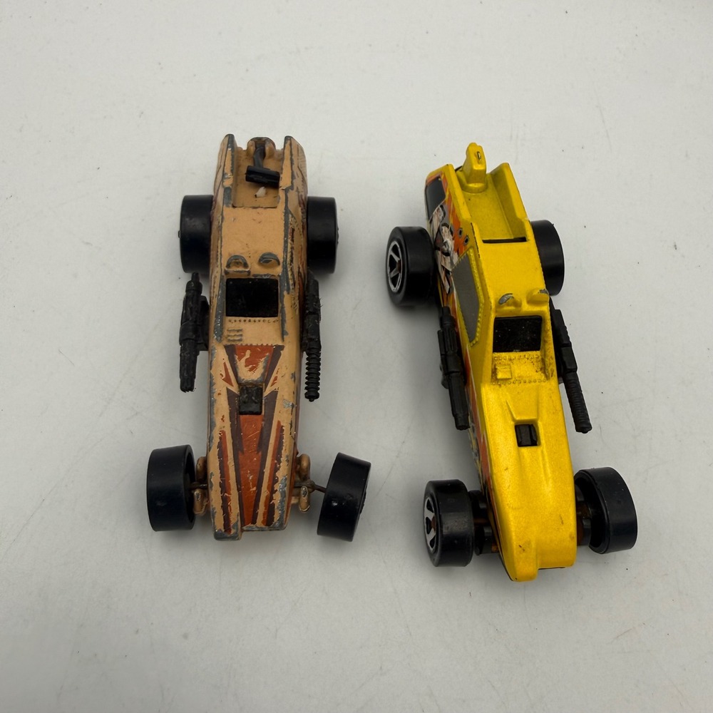 Hot Wheels Enforcer Lot 1981 1982 Vintage Diecast Battle Cars Tan Yellow Payback